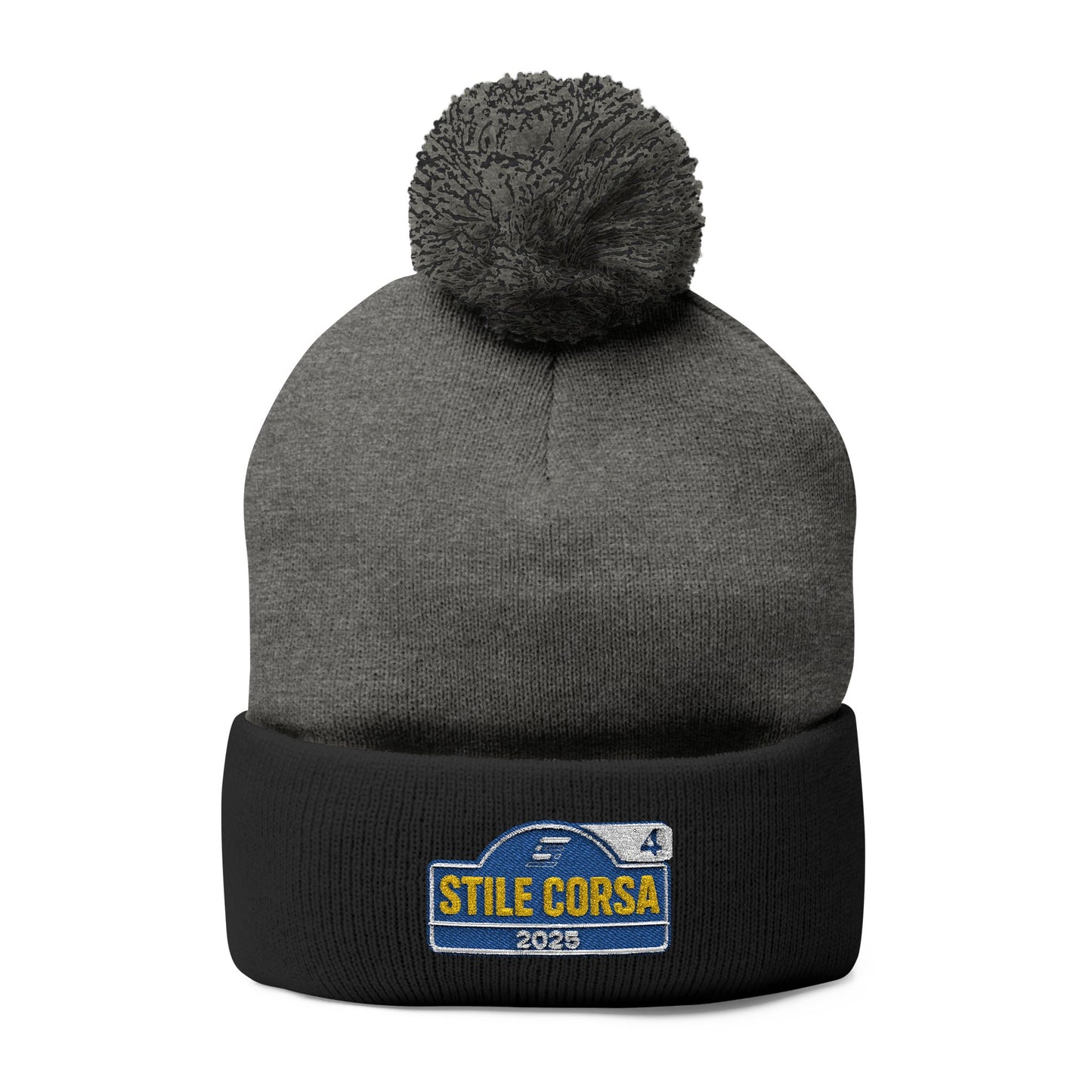 Winter Rally Style Stile Corsa - Pom Pom Knit Cap