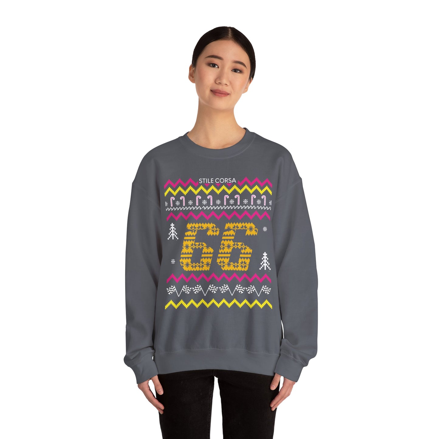 Zach Thomas #66 Neon Holiday Crewneck