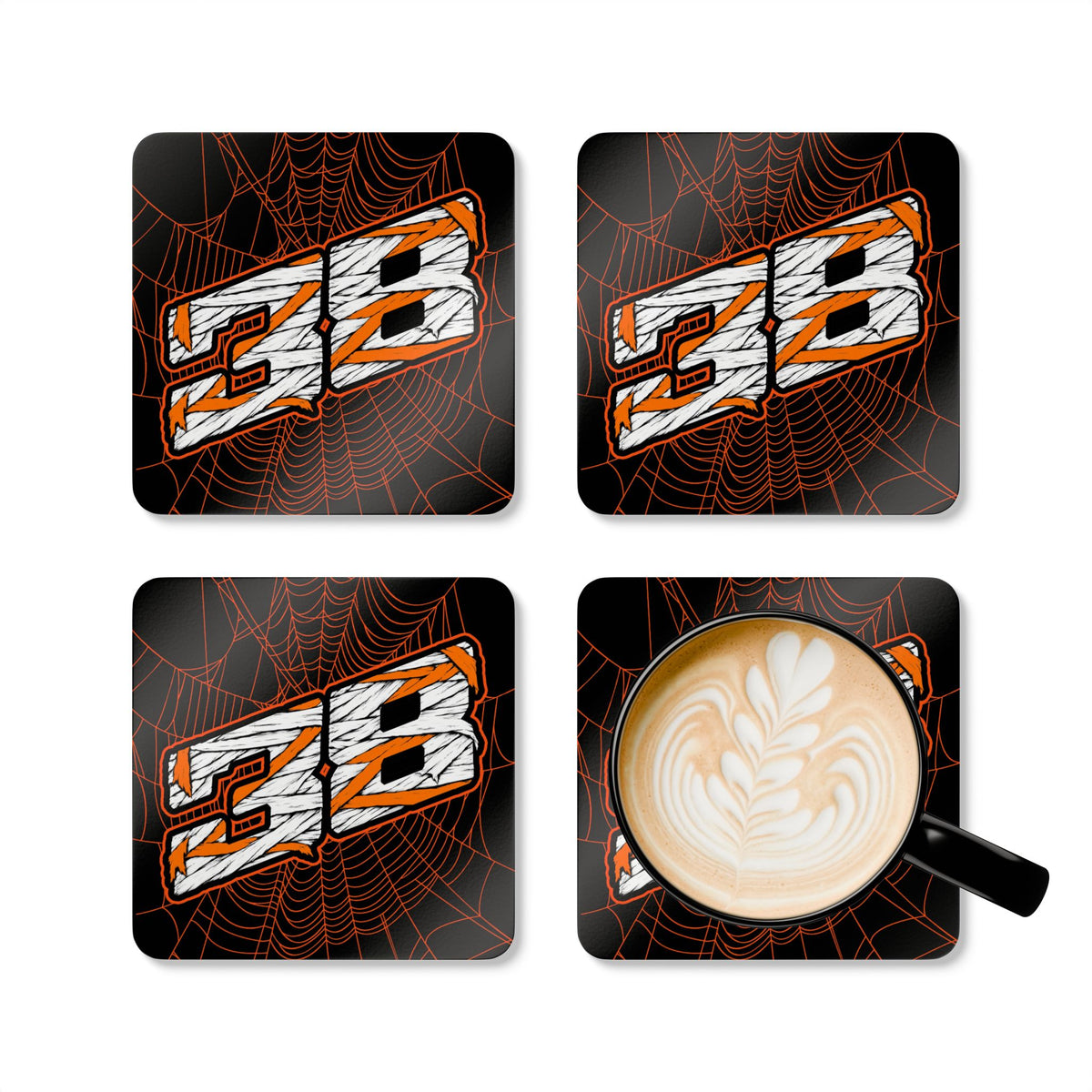 Rocco #38 - Haunted Grid Coaster Set