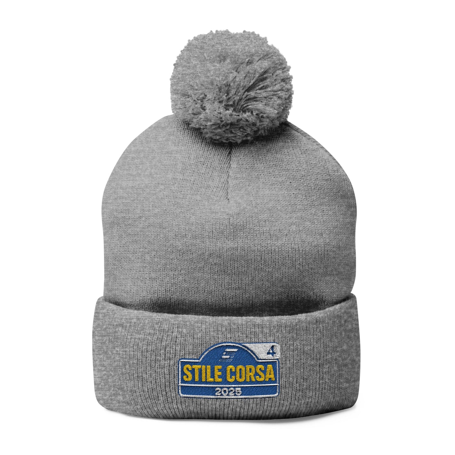 Winter Rally Style Stile Corsa - Pom Pom Knit Cap