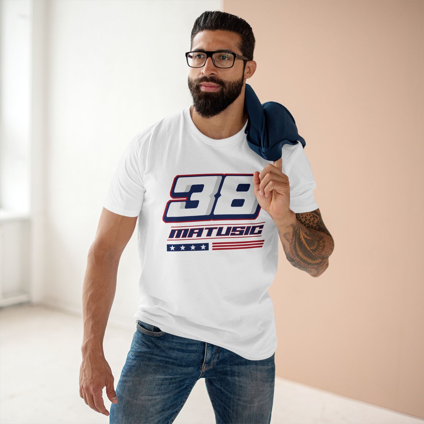 Matusic #38 Stars & Stripes Tee - Men's Fit
