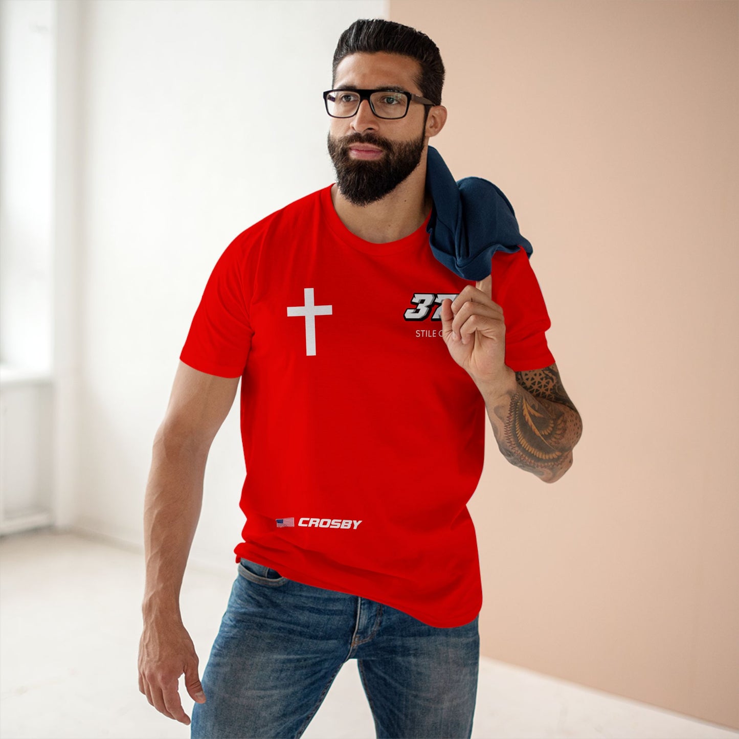 Crosby #376 Faith Raceday Tee - Men's Fit