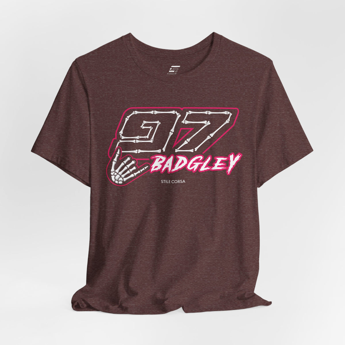 K. Badgley #97 — Haunted Grid Signature Tee