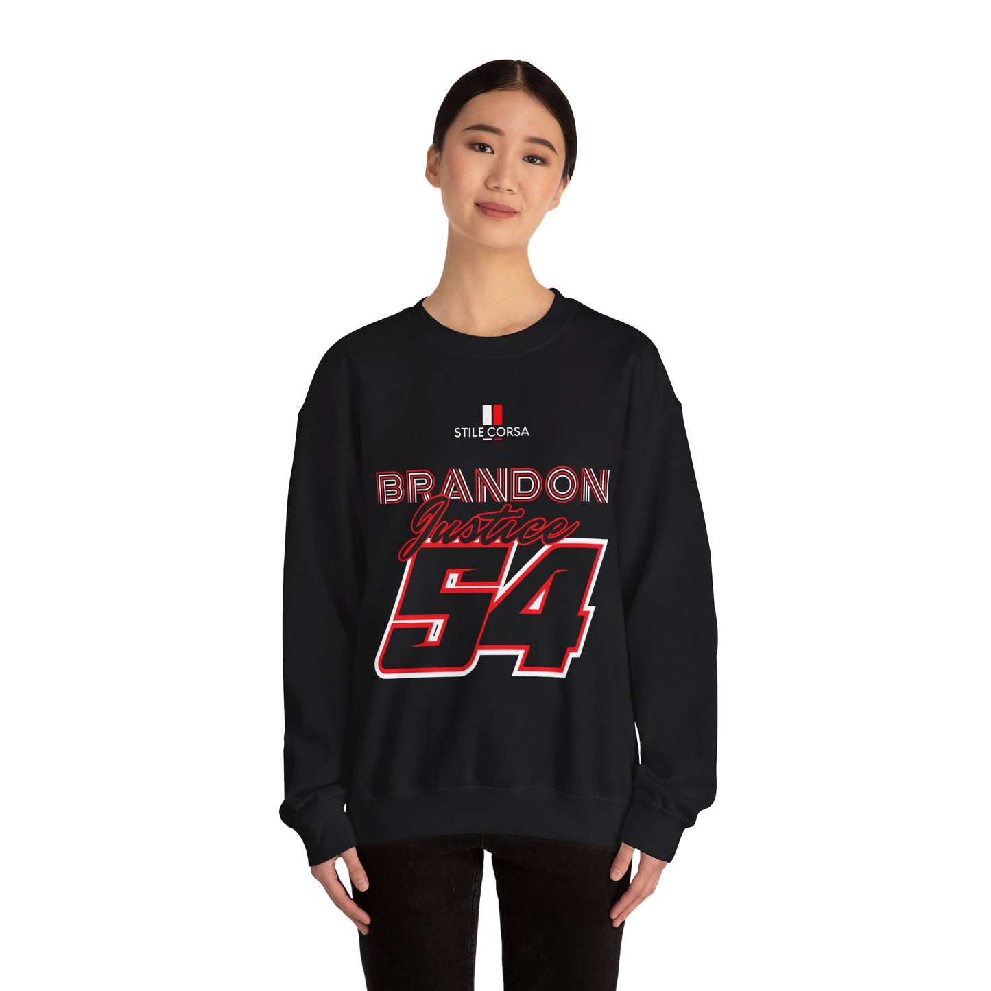 Brandon Justice #54 Midnight Apex Crewneck