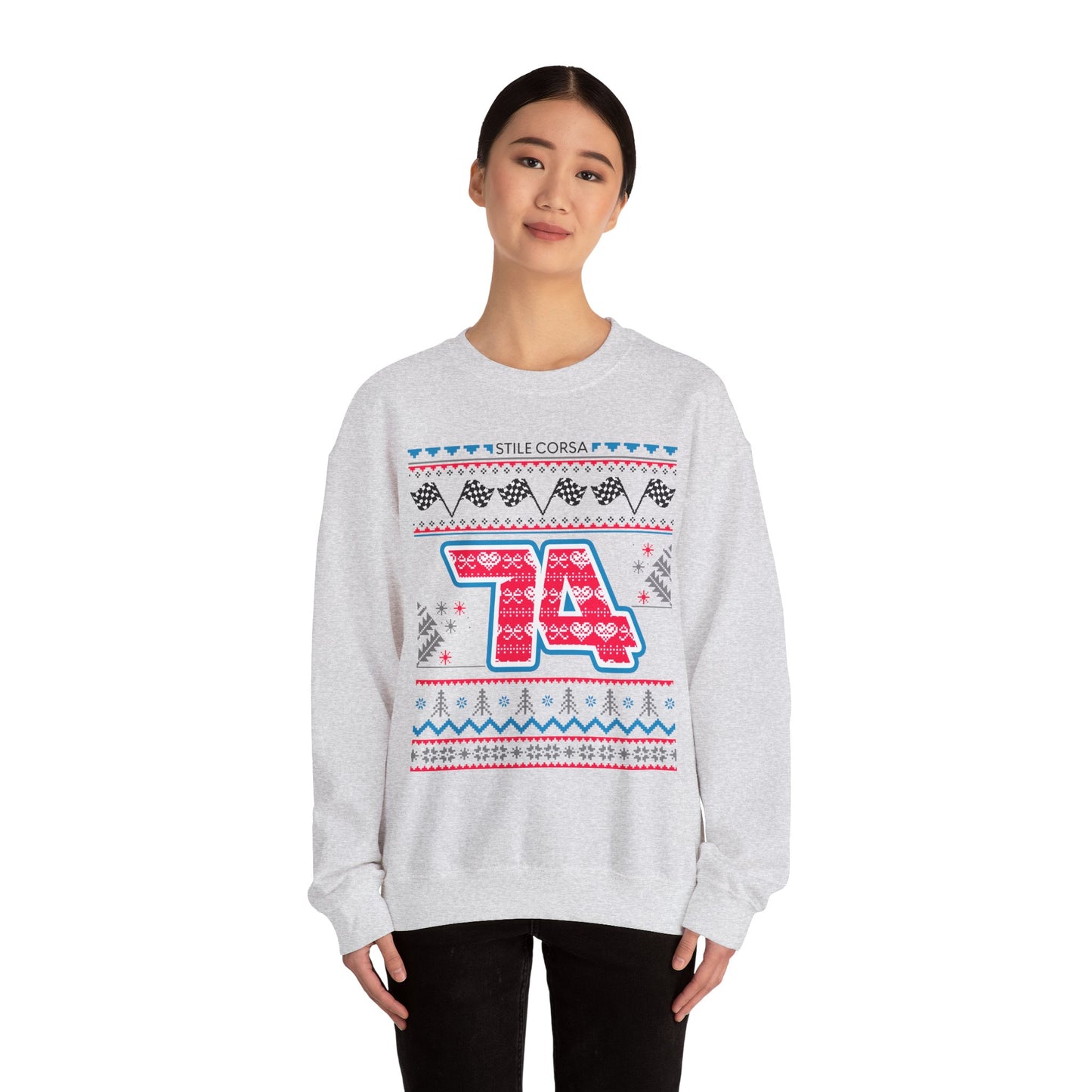 King #74 Snowy Holiday Crewneck