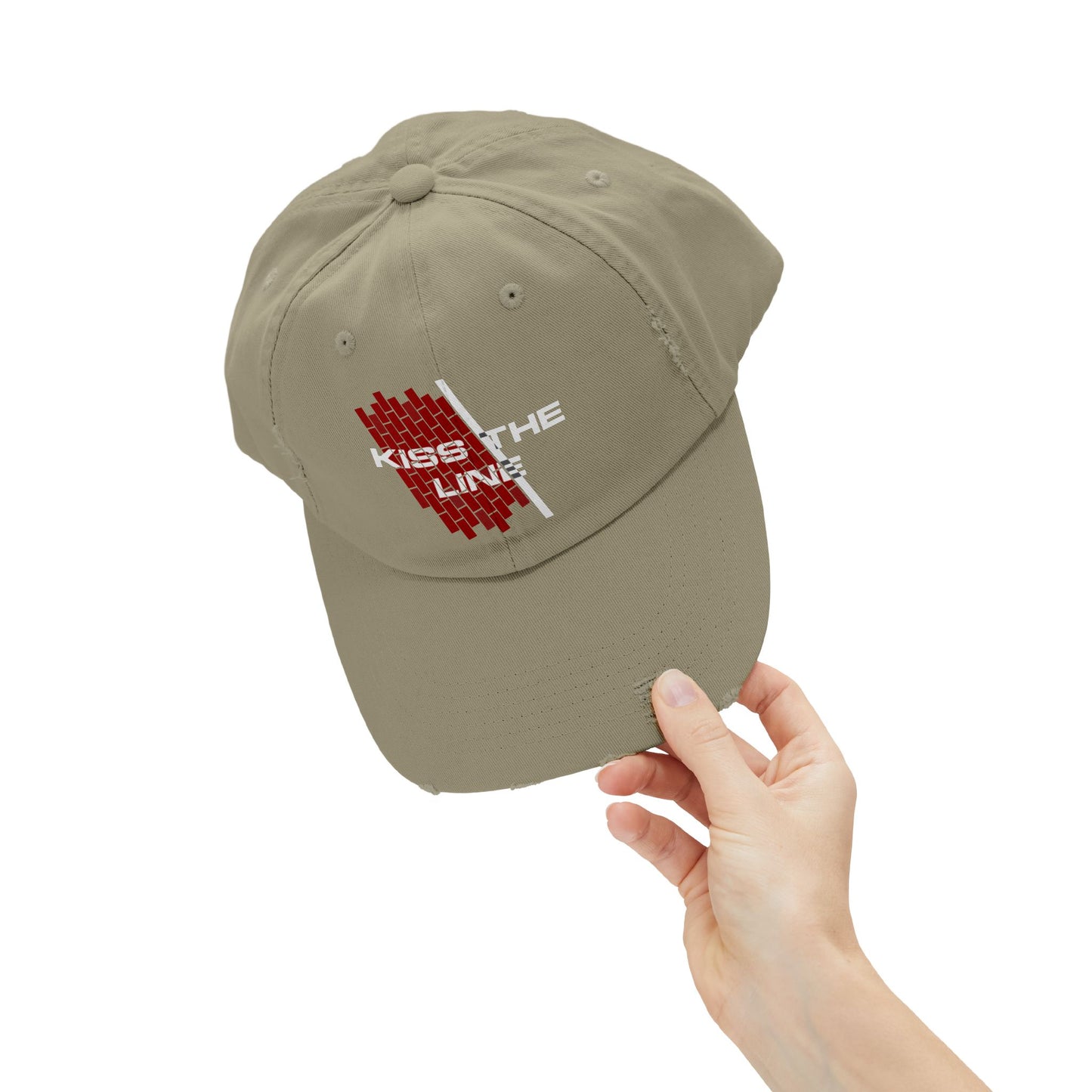 Kiss the Line - Vintage Style Cap