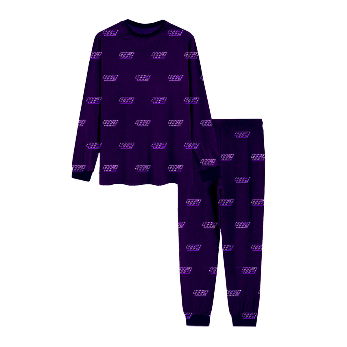 Lance Morrison #412 Haunted Grid Pajama Set