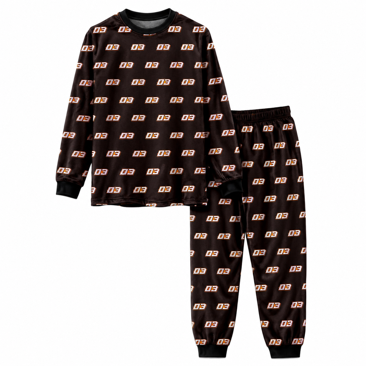 D'lucca #03 Grid Pajama Set