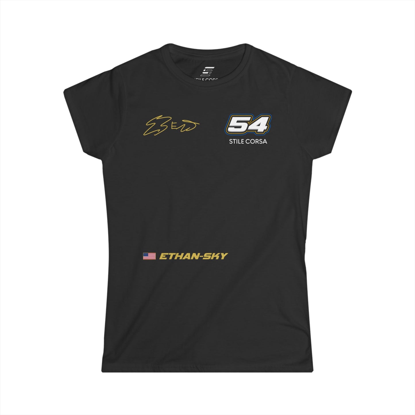 Ethan-Sky Manjencic #54 Raceday Tee - Women's Fit