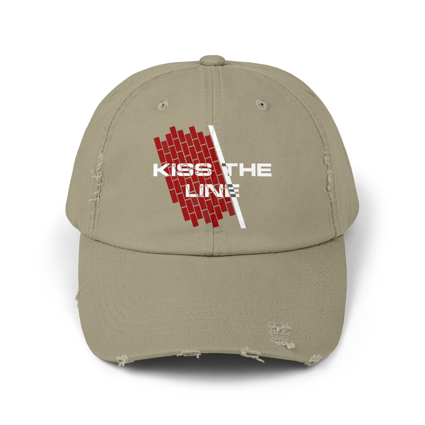 Kiss the Line - Vintage Style Cap