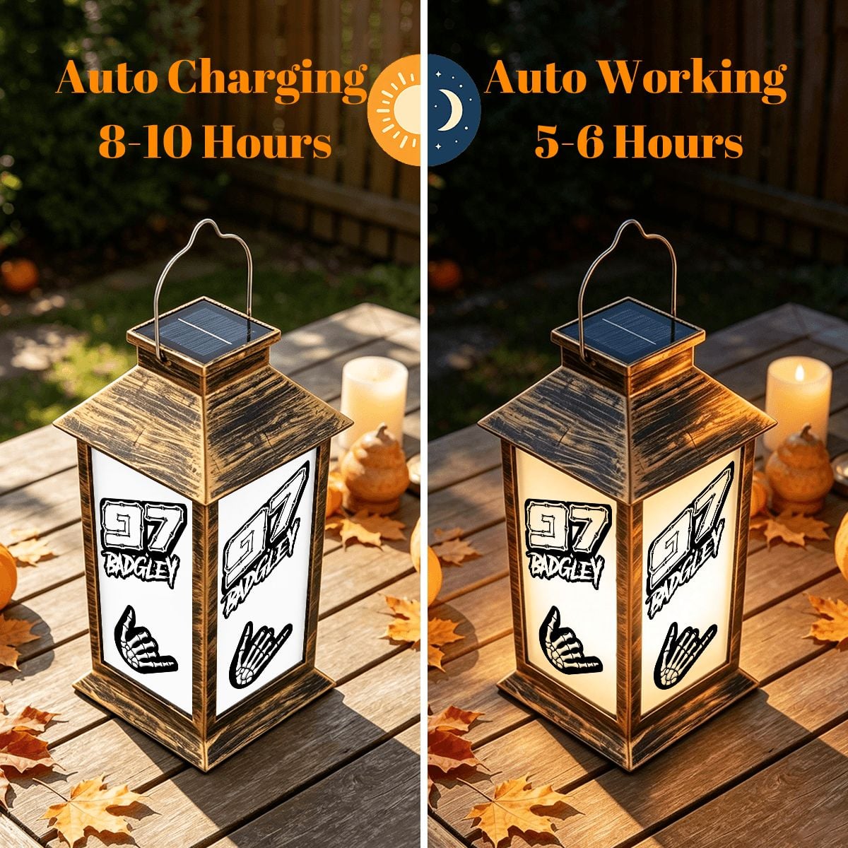 Badgley #97 - Trackside Night Solar Lantern
