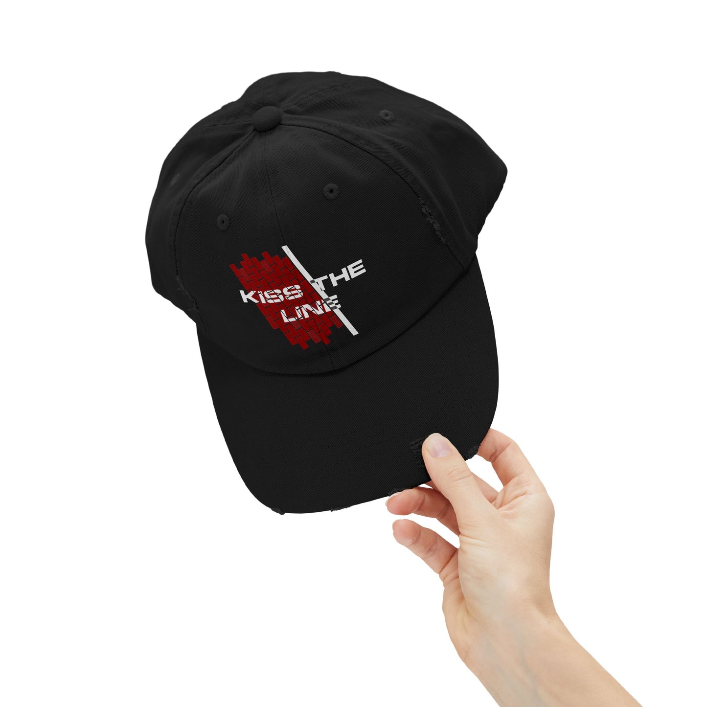 Kiss the Line - Vintage Style Cap