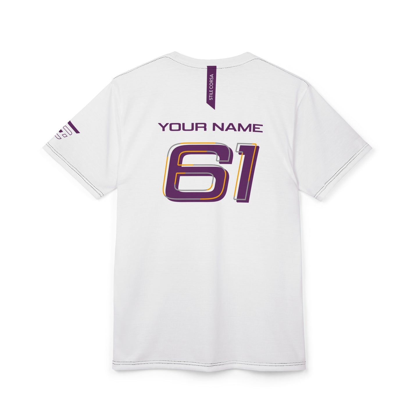 Always On Track Performance Tee – Unisex, Custom Name & Number