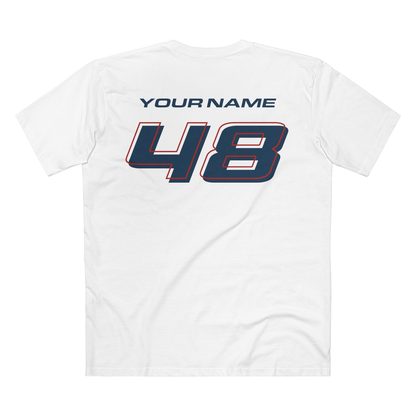 Feel the Power - Customizable Patriotic Racing Tee