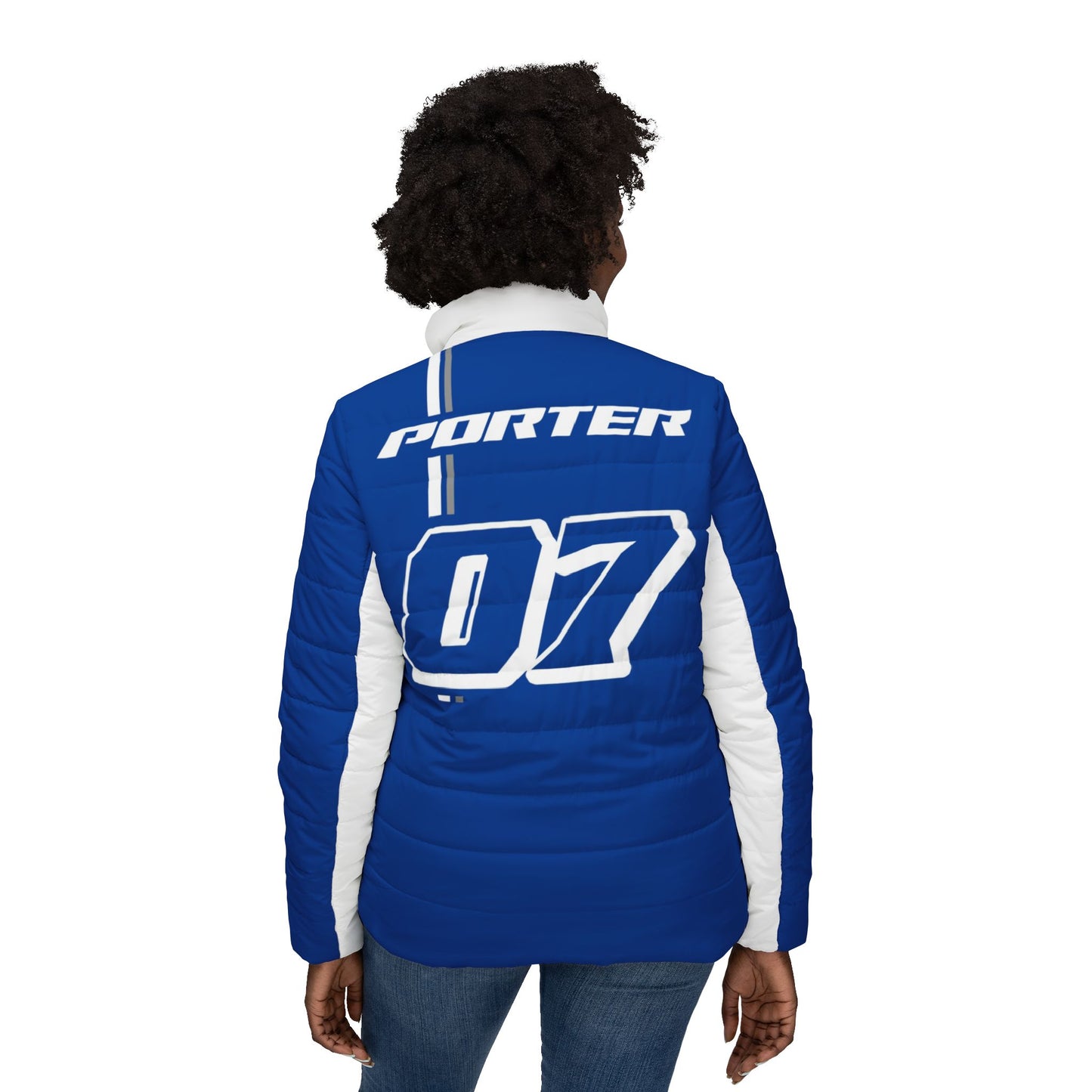 Zoë Porter #07 Blue Track Puffer - Women's Fit