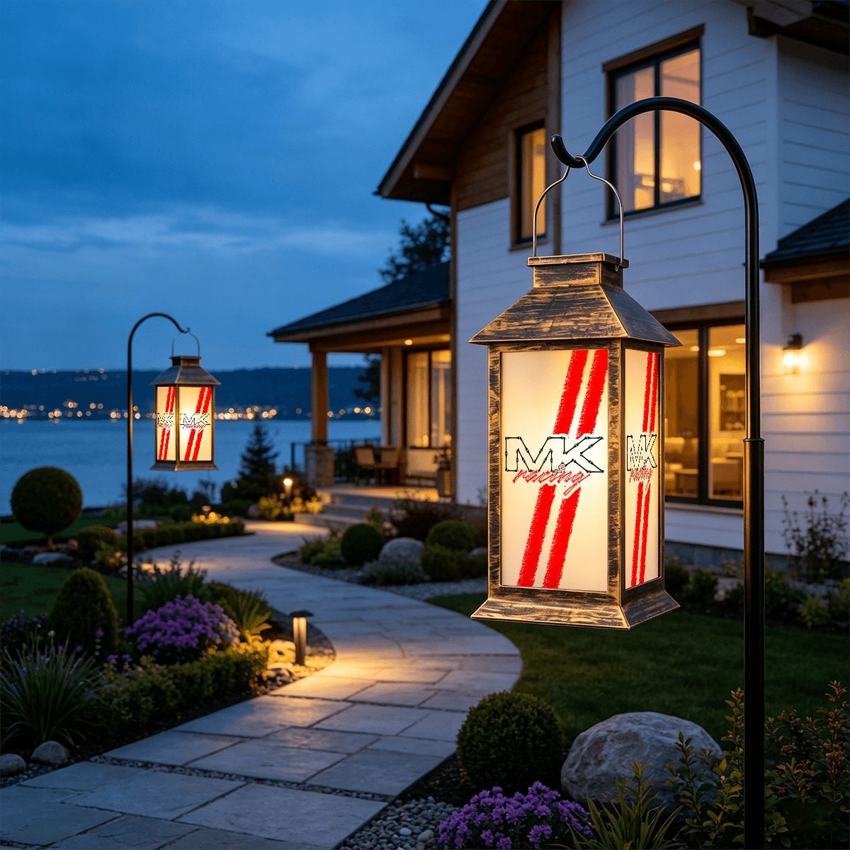 MK Racing - Trackside Night Solar Lantern
