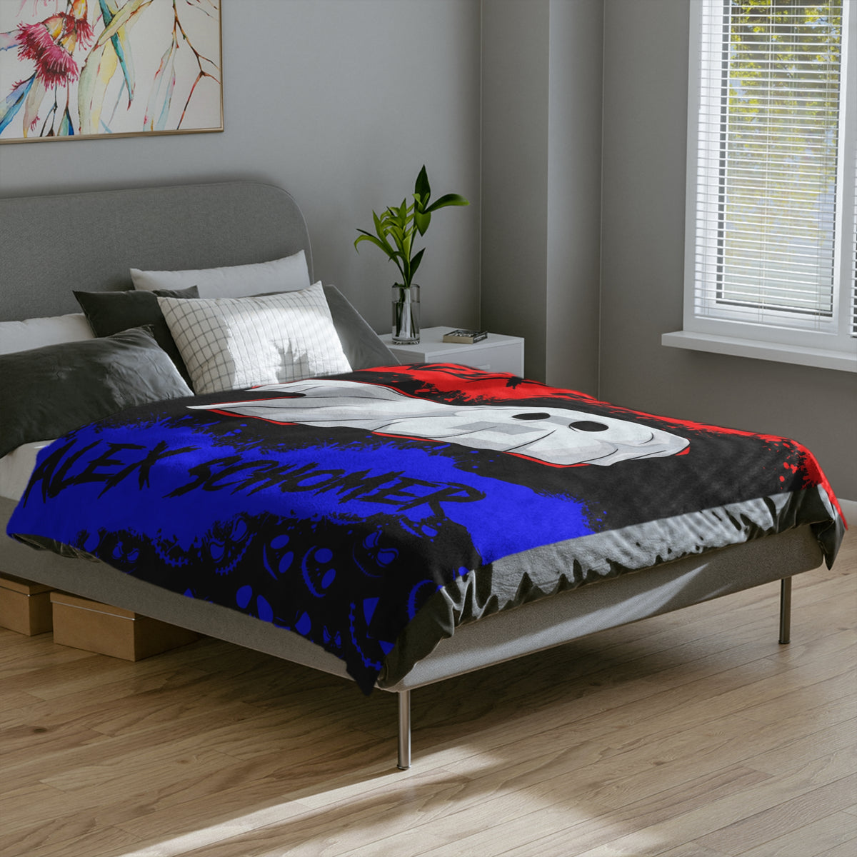 Schomer #78 - Trackside Haunt Blanket