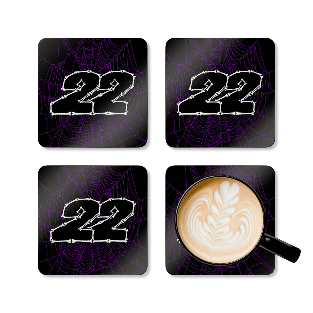 Gagea #22 - Haunted Grid Coaster Set