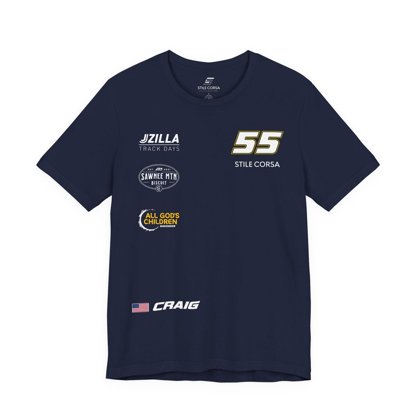 Carson Craig #55 Raceday Tee - Men's Fit