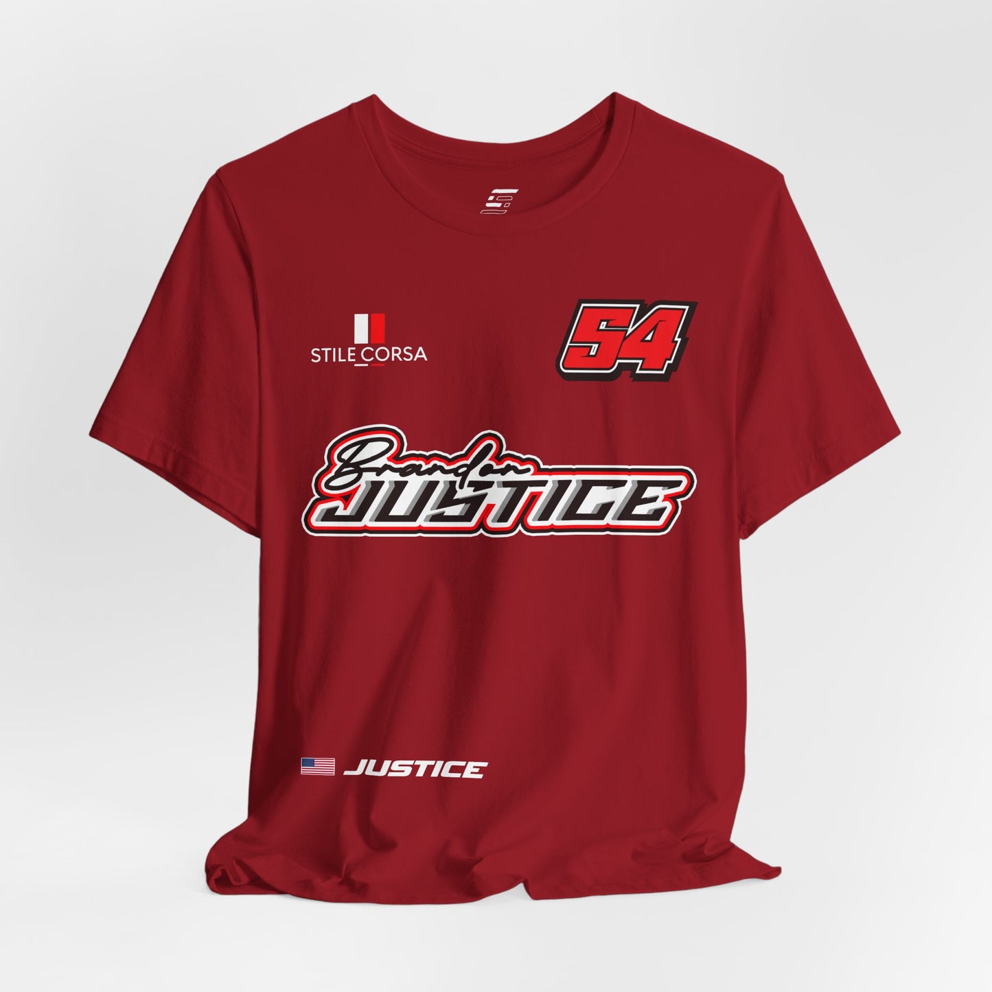 Brandon Justice #54 Raceday Tee - Unisex Fit