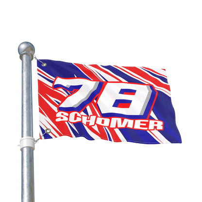 Schomer #78 Gridwave Flag