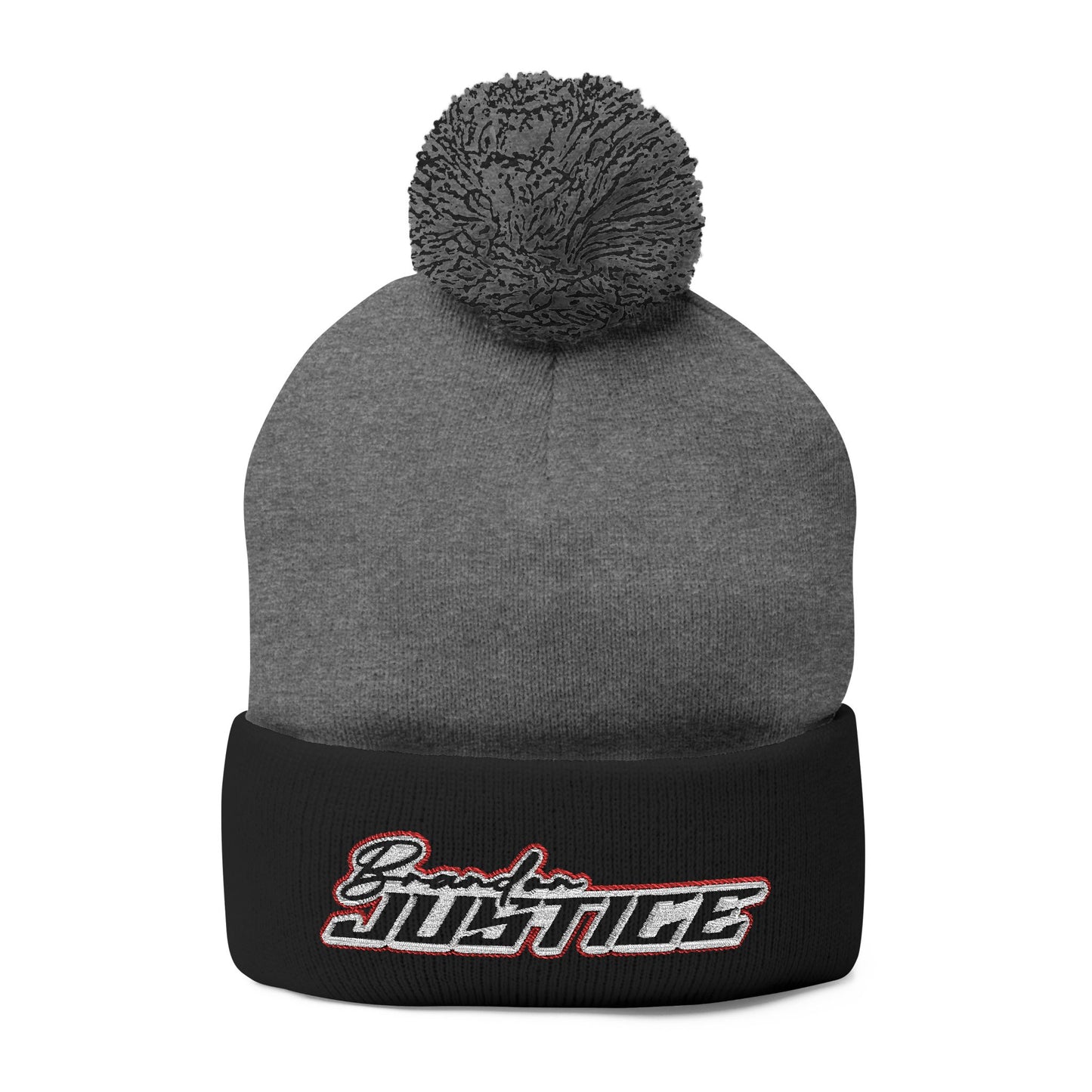 Brandon Justice Fury Pom-Pom Beanie