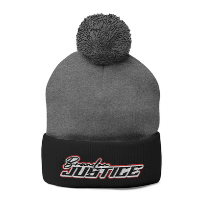 Brandon Justice Fury Pom-Pom Beanie