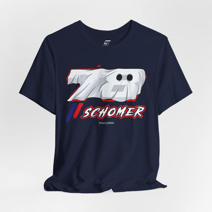 Schomer #78 — Haunted Grid Signature Tee