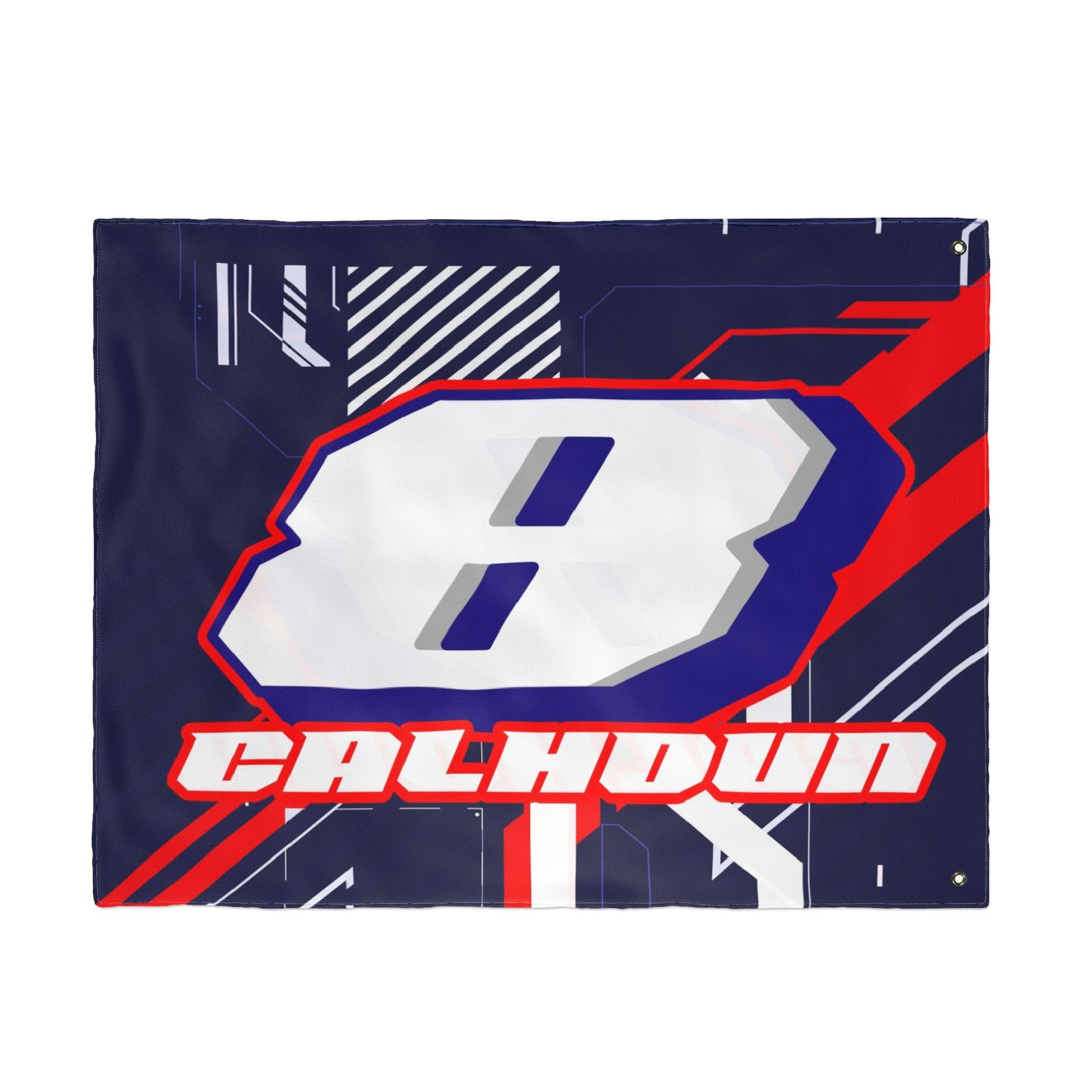 Calhoun #8 Gridwave Flag