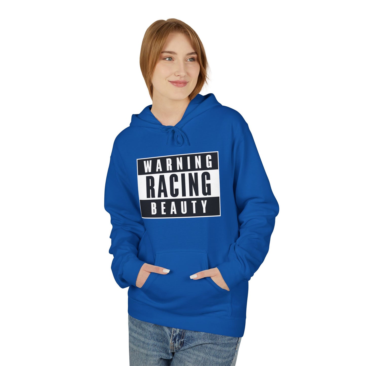 Warning Racing Beauty - Fleece Hoodie