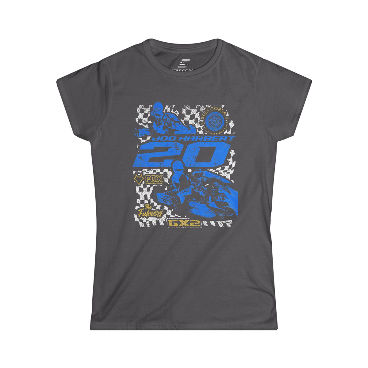 Goo Harbert #20 Apex Karting Vintage Tee - Women's Fit