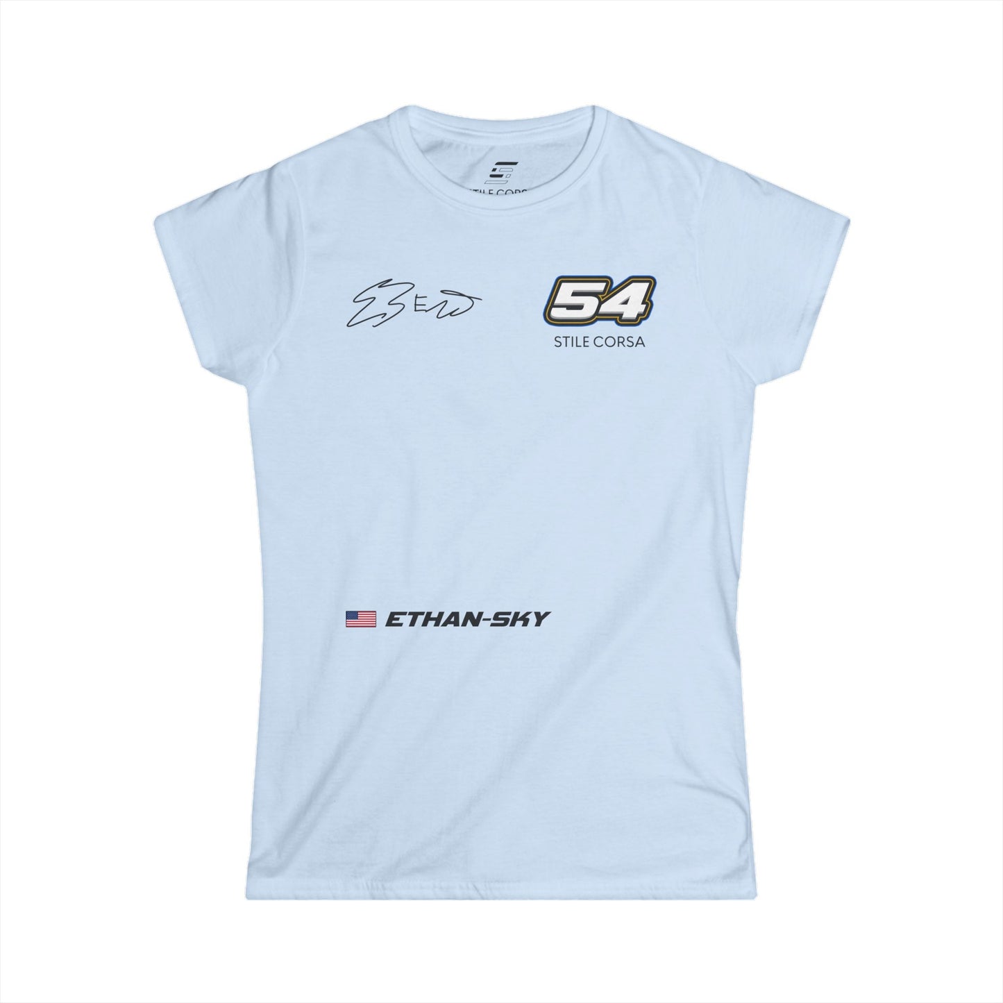 Ethan-Sky Manjencic #54 Raceday Tee - Women's Fit