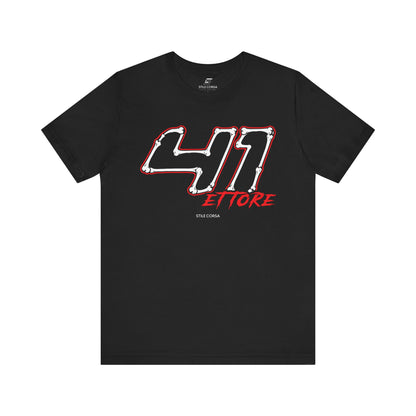 Ettore #41 — Haunted Grid Signature Tee