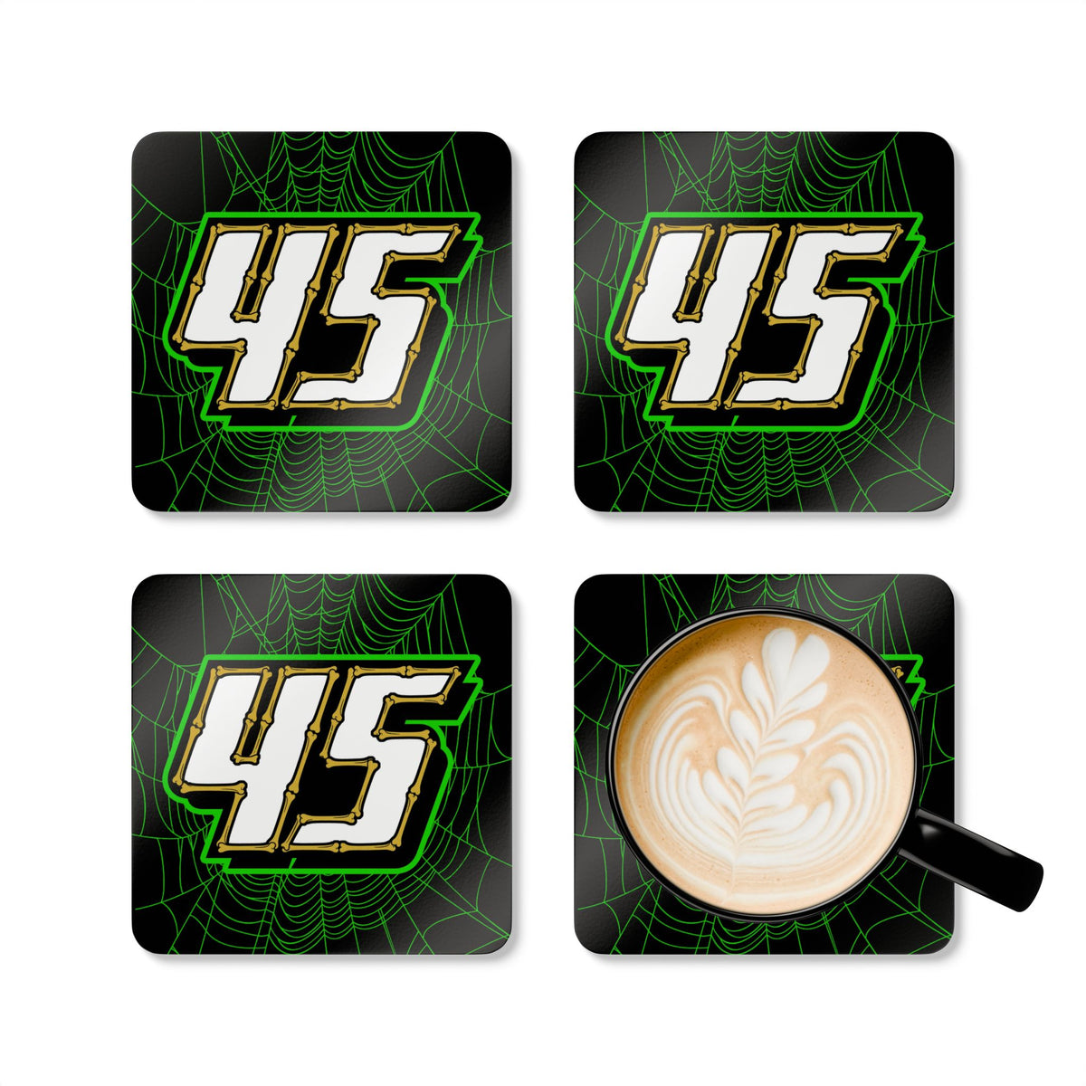 Payne #45 - Haunted Grid Coaster Set