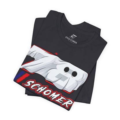 Schomer #78 — Haunted Grid Signature Tee