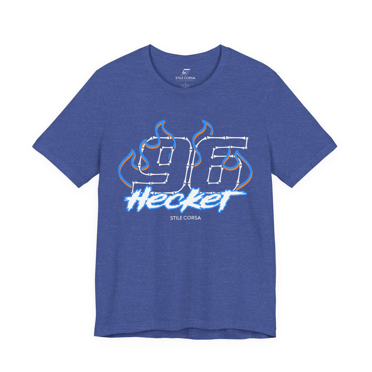 Hecker #96 — Haunted Grid Signature Tee