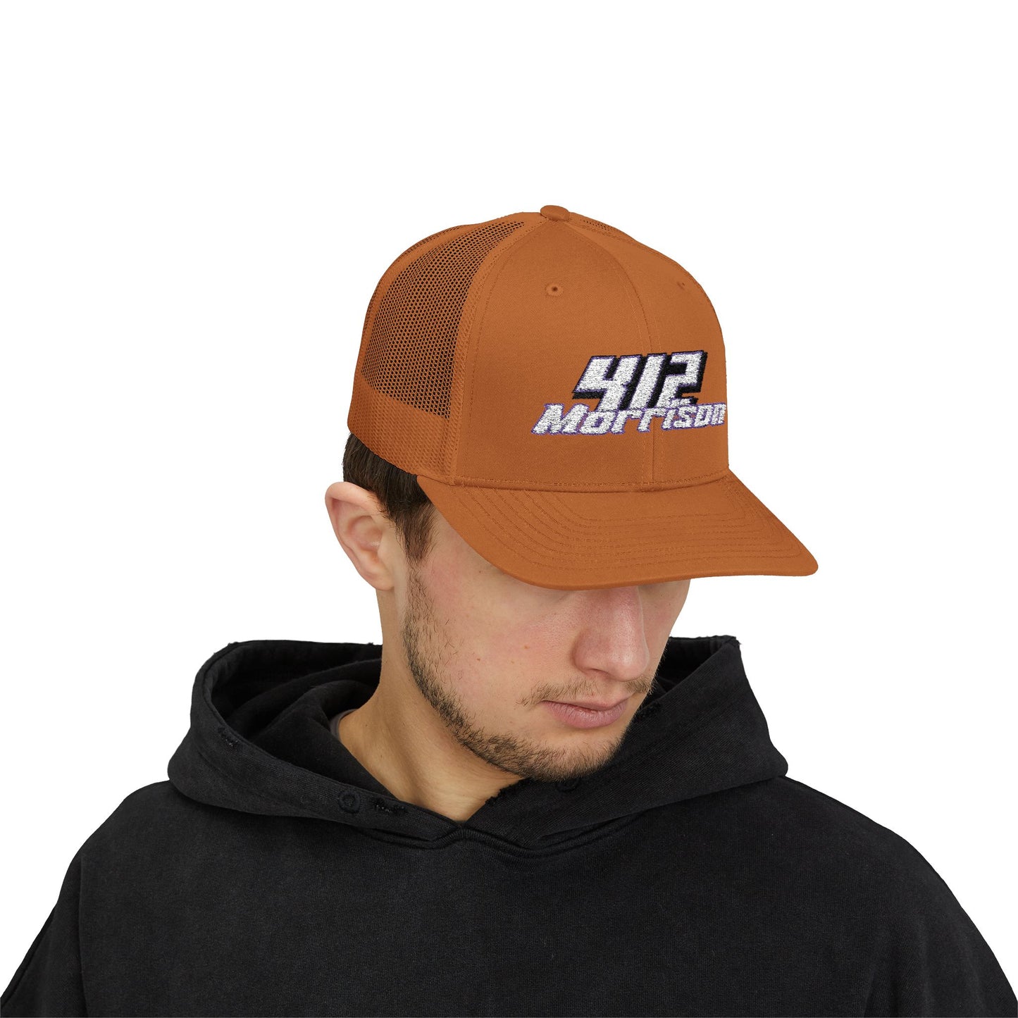 Morrison #412 Night Grid Trucker Cap