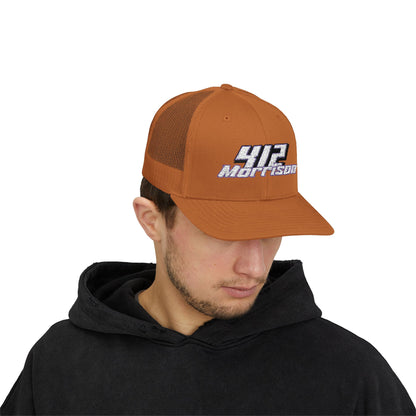 Morrison #412 Night Grid Trucker Cap