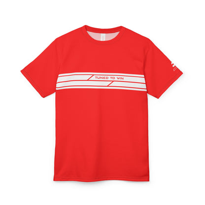 Tuned to Win Performance Tee – Unisex, Custom Name & Number