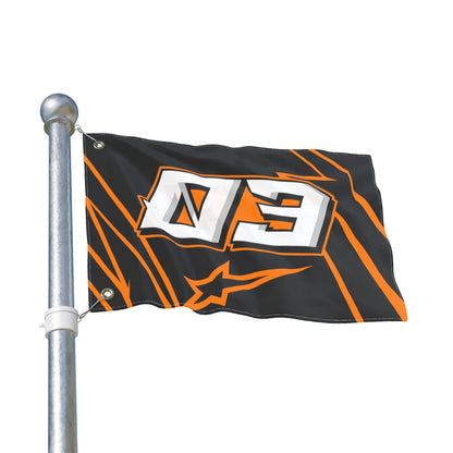 D'lucca #03 Gridwave Flag