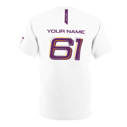 Always On Track Performance Tee – Unisex, Custom Name & Number