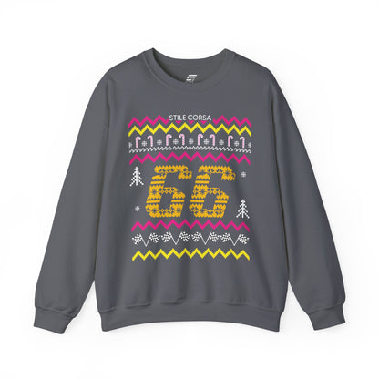 Zach Thomas #66 Neon Holiday Crewneck