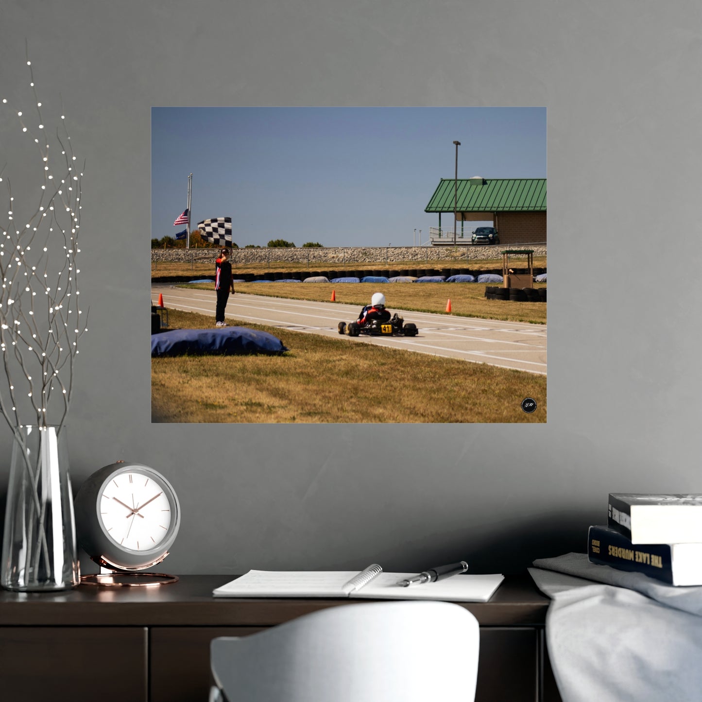 Checkered Victory – Matte Finish Poster