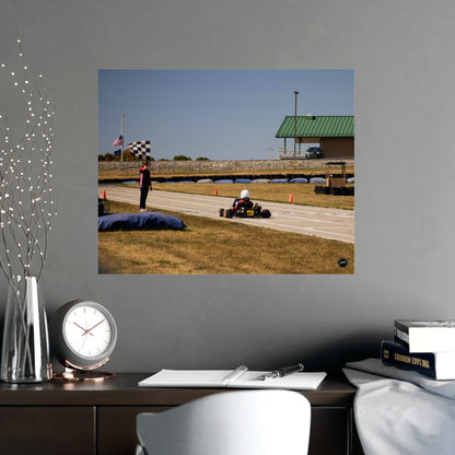 Checkered Victory – Matte Finish Poster