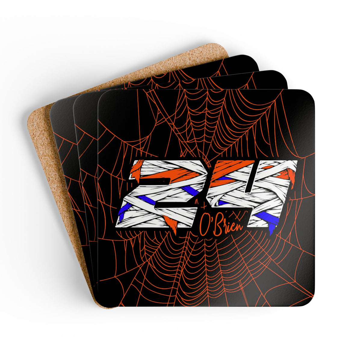 O`Brien #24 - Haunted Grid Coaster Set