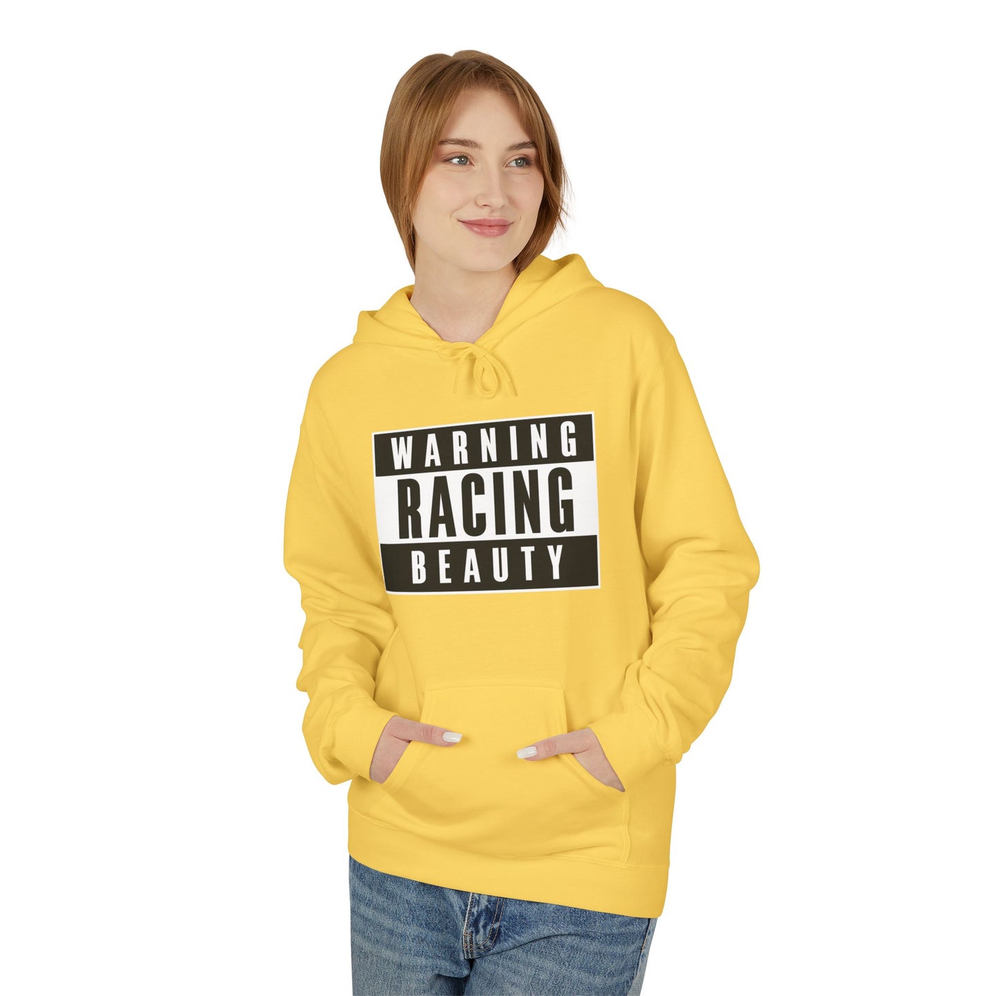 Warning Racing Beauty - Fleece Hoodie
