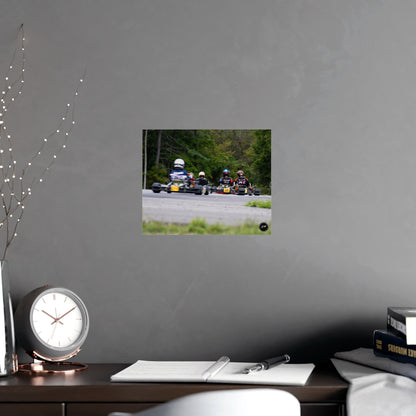 Forest Circuit Rush – Matte Finish Poster