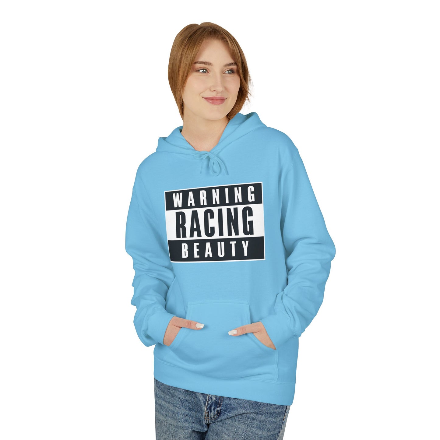 Warning Racing Beauty - Fleece Hoodie