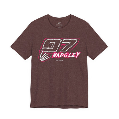 K. Badgley #97 — Haunted Grid Signature Tee