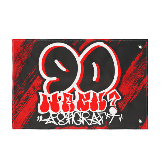 Ashcraft #90 Gridwave Flag